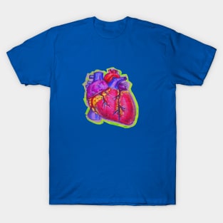 Anatomical Heart Doodle- Anatomy Med Drawing T-Shirt